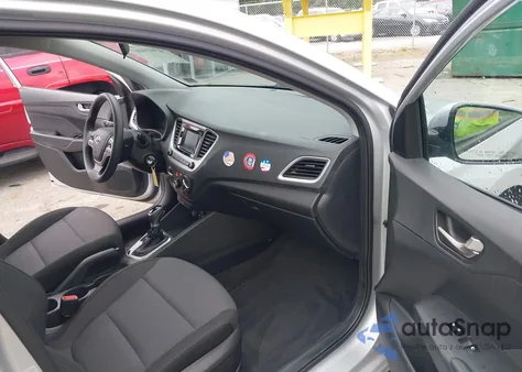 2022 Hyundai Accent Se from USA, damaged, VIN 3KPC24A6XNE157454